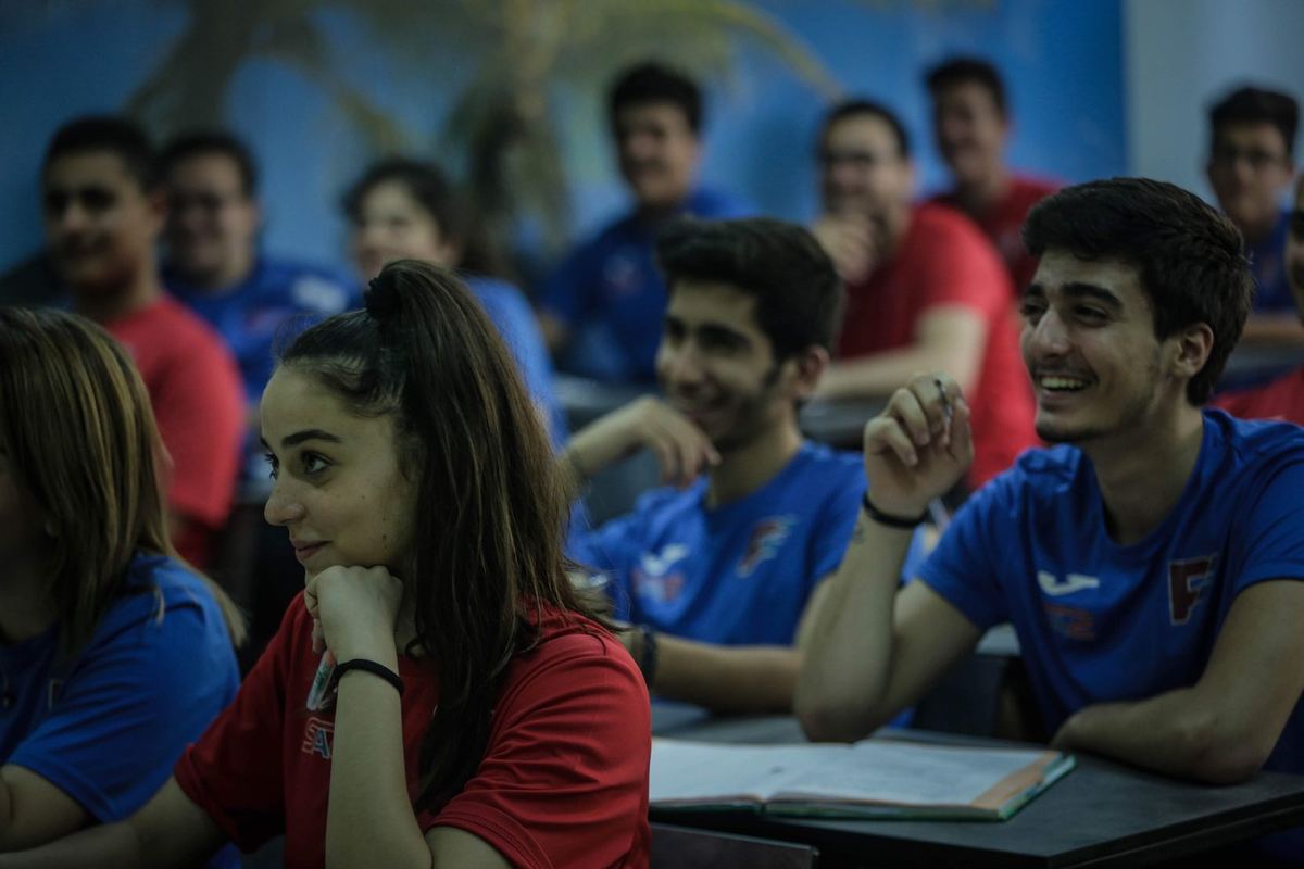 SAS students in class