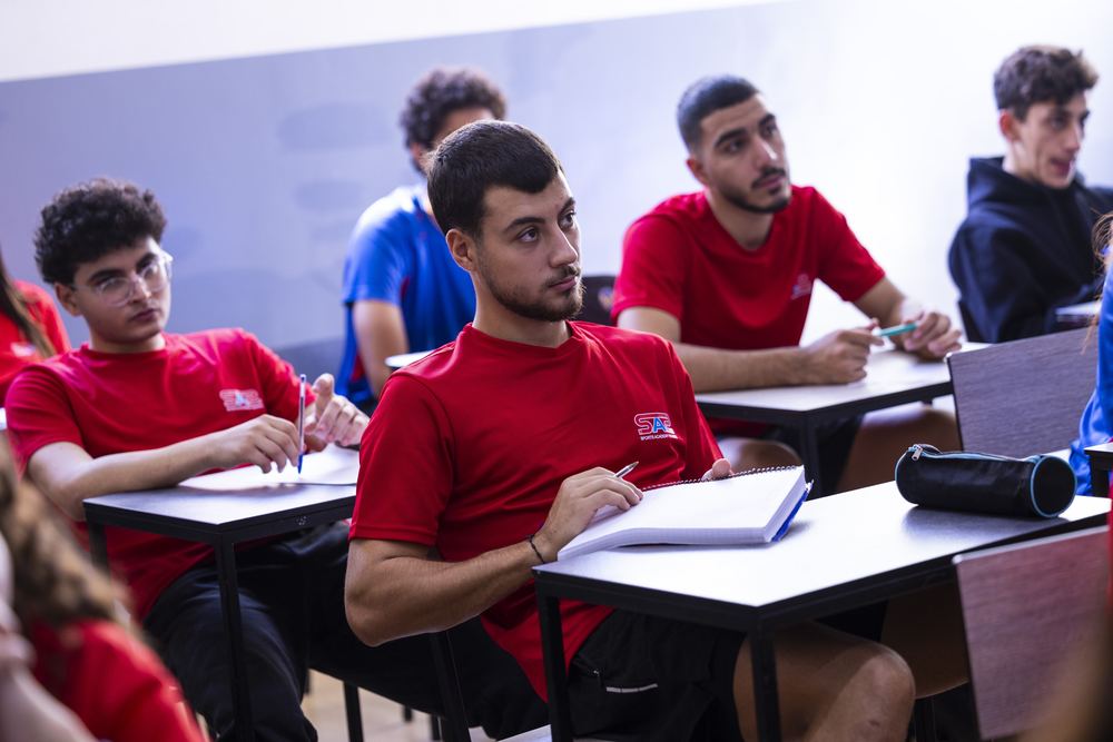 SAS Coaching Diploma students in class